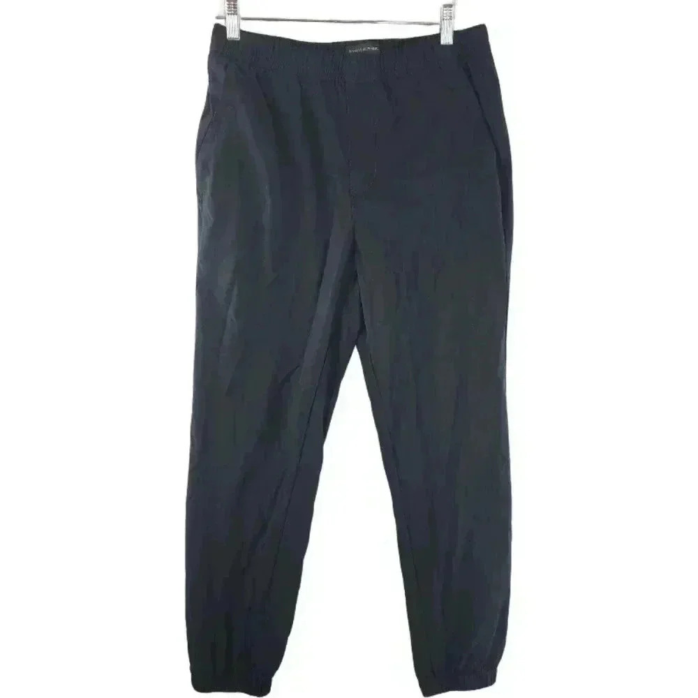Banana Republic Black Polyester Track pants Women's S